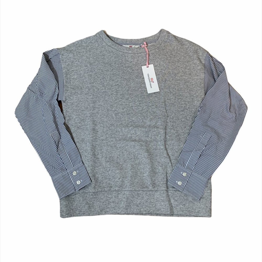 Vineyard Vines Mixed Media Sweatshirt, NWT